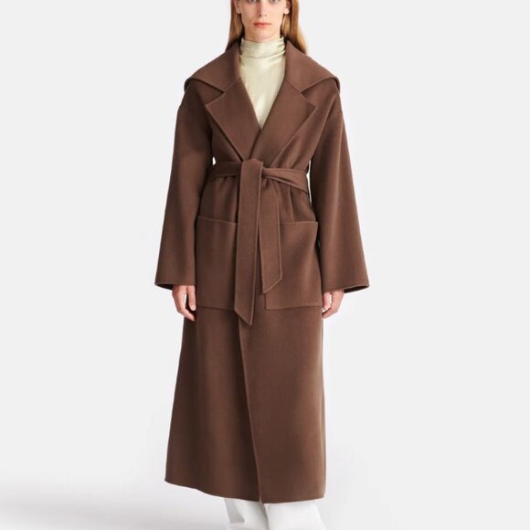 NANUSHKA - "Ruta" style - NWT - Double Wool And Silk Blend Coat - Size Medium - Picture 2 of 8